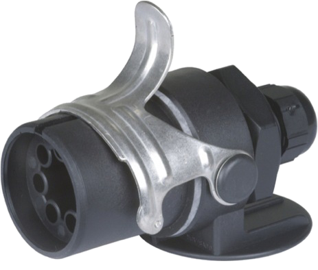 7-pole 24V DIN/ISO 7638-1 plug