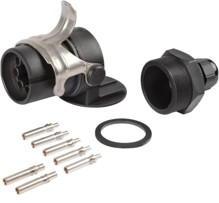 7-pole 12V DIN/ISO 7638-2 plug