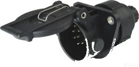 15-pole 24V DIN/ISO 12098 socket