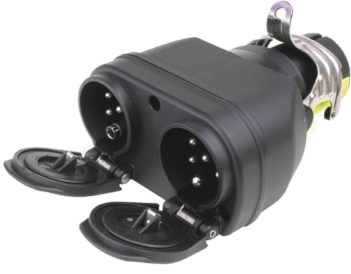 24V DIN/ISO 1185 N-Typ adapter, stekkerdoos