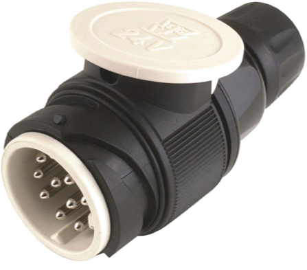13-pole 24V plug
