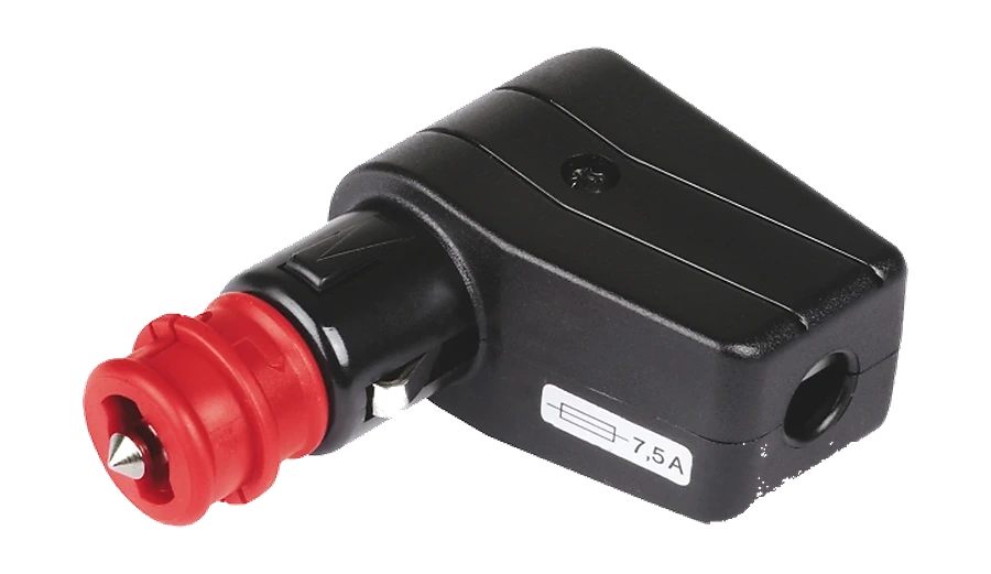 1-pole 12V DIN/ISO 4165 plug
