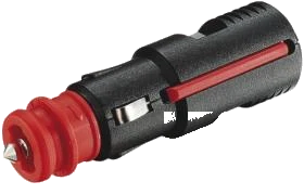 1-polig 12V DIN/ISO 4165 Stecker