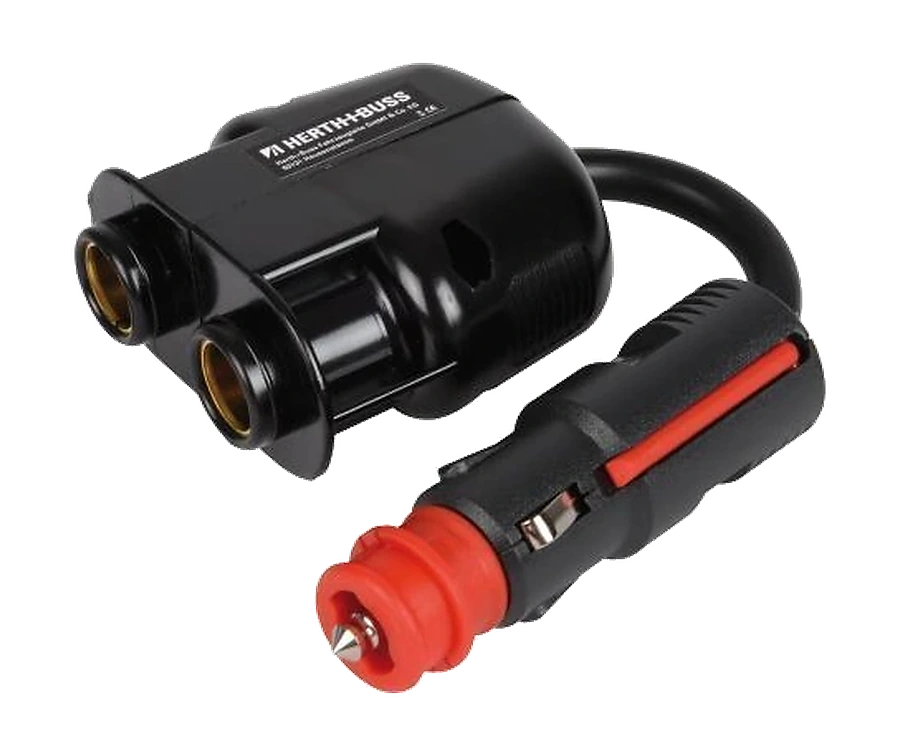 1-polig 12V DIN/ISO 4165 Adaptersteckdose