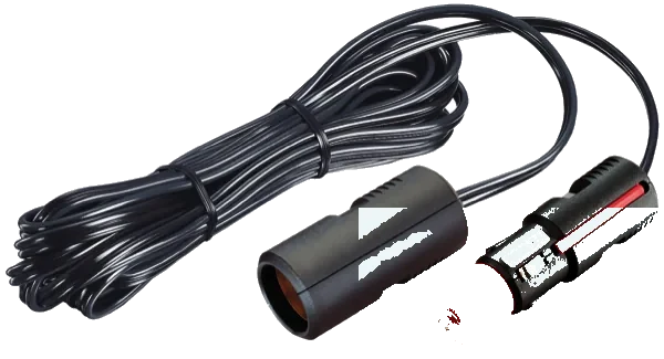 1-polig 12V DIN/ISO 4165 Adaptersteckdose · 4 m