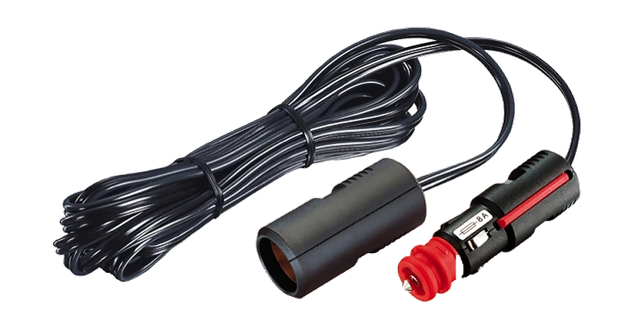 1-pole 12V DIN/ISO 4165 adapter socket · 4 m