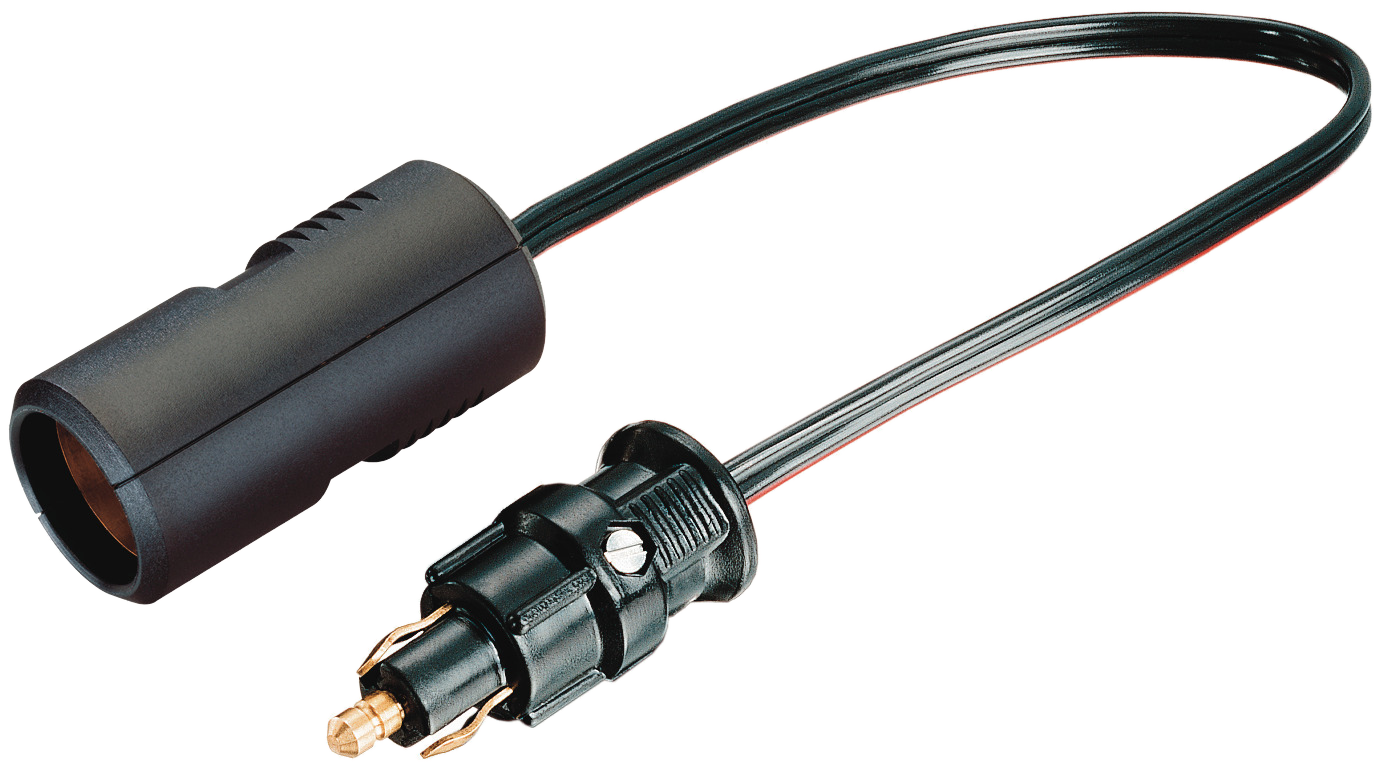 1-pole DIN/ISO 4165 / SAE adapter, stekkerdoos
