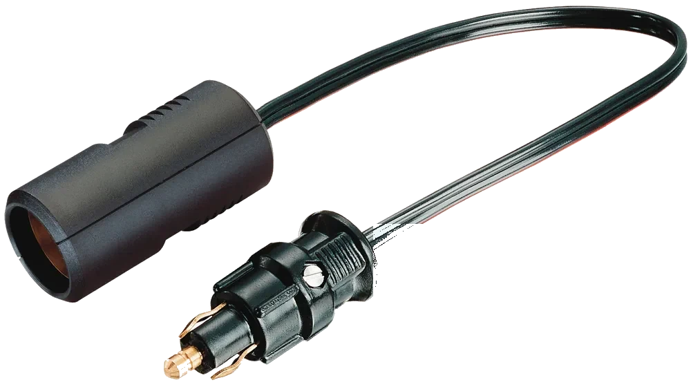 1-polig 12V DIN/ISO 4165 Adaptersteckdose · 250 mm