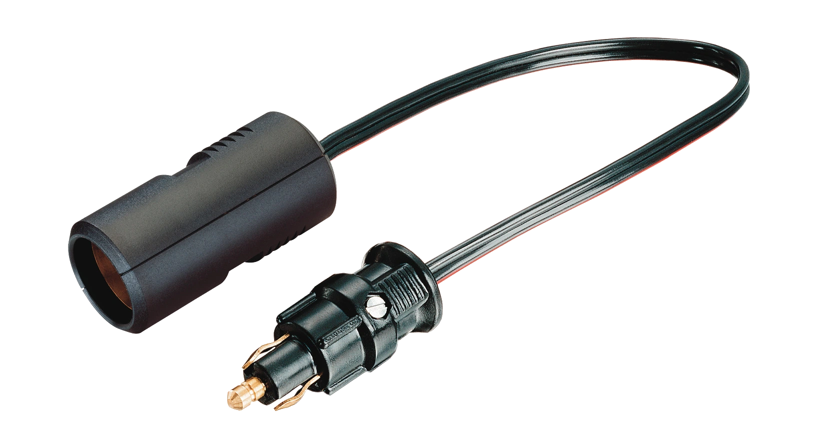 1-pole 12V DIN/ISO 4165 adapter socket · 250 mm