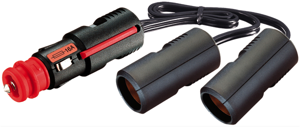 1-pole DIN/ISO 4165 / SAE adapter, stekkerdoos
