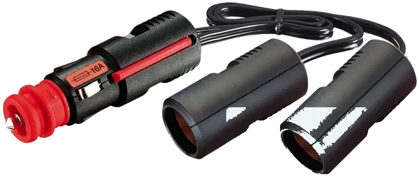 1-polig 12V DIN/ISO 4165 Adaptersteckdose · 250 mm