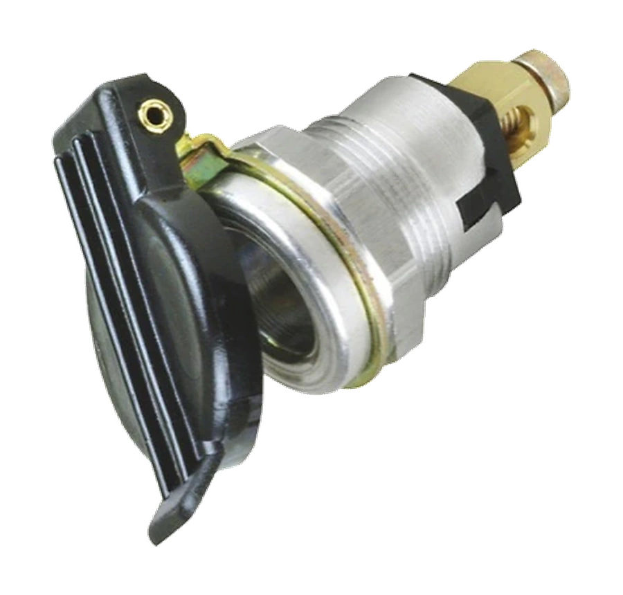 1-pole 12V DIN/ISO 4165 socket