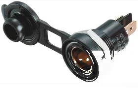 1-pole 6V DIN/ISO 4165 socket