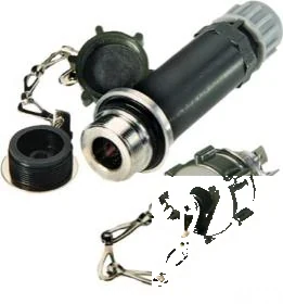 1-pole 6V DIN/ISO 4165 socket