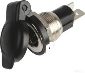 1-polig 6V DIN/ISO 4165 Steckdose