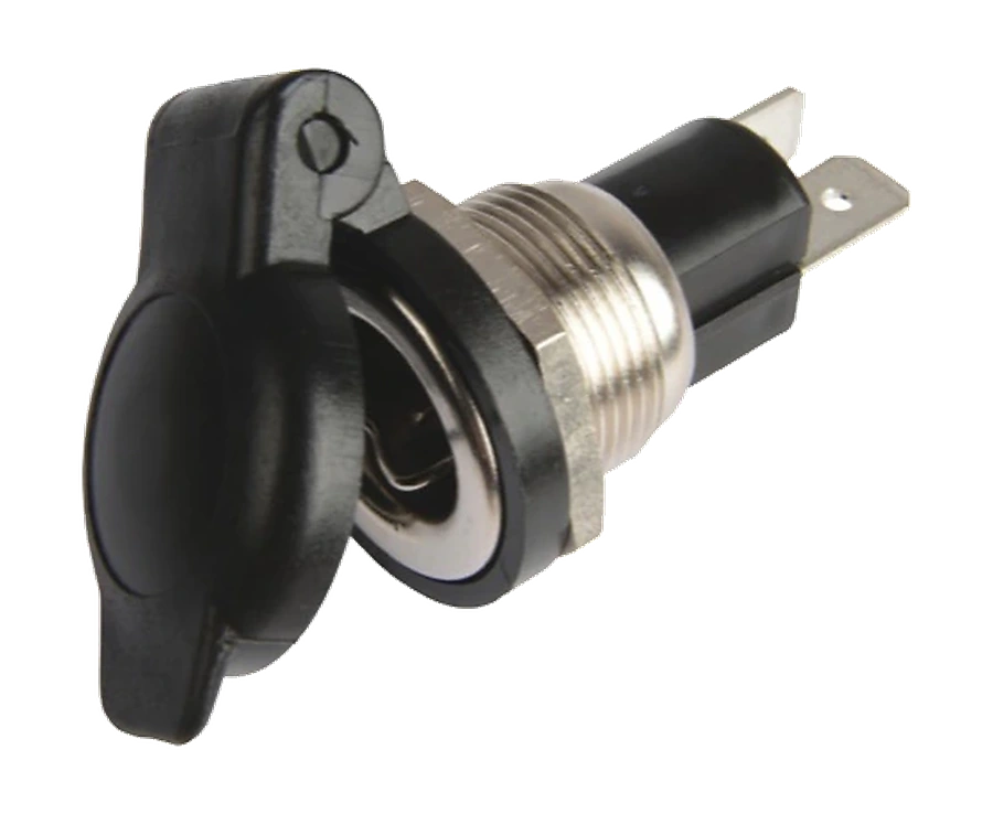 1-pole 6V DIN/ISO 4165 socket