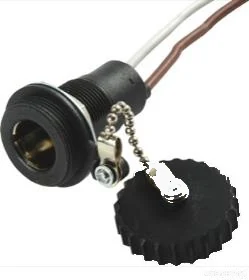 1-polig 6V DIN/ISO 4165 Steckdose