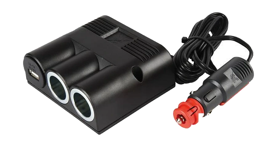 12V DIN/ISO 4165 adapter socket · 2000 mm