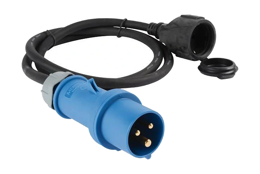 3-pole 230V DIN/ISO EN 60309 adapter socket · 1,5 m