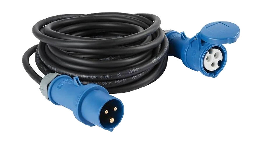 3-pole 230V DIN/ISO EN 60309 plug connection cable