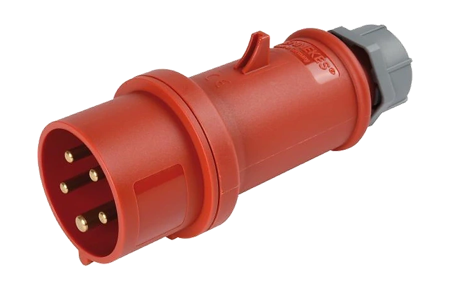 5-pole 400V DIN/ISO EN 60309 plug