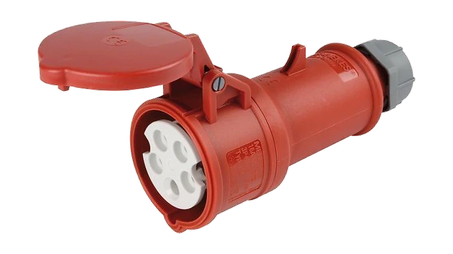 5-polig 400V DIN/ISO EN 60309 Steckdose