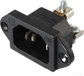 3-polig 250V DIN/ISO EN 60 320-1 Stecker