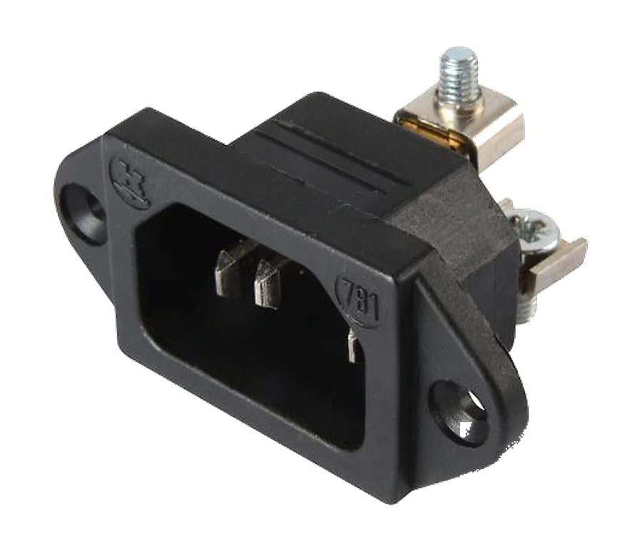 3-pole 250V DIN/ISO EN 60 320-1 plug