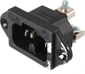 3-pole 250V DIN/ISO EN 60 320 plug