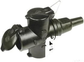 2-polig 250V DIN/ISO 49440 Steckdose