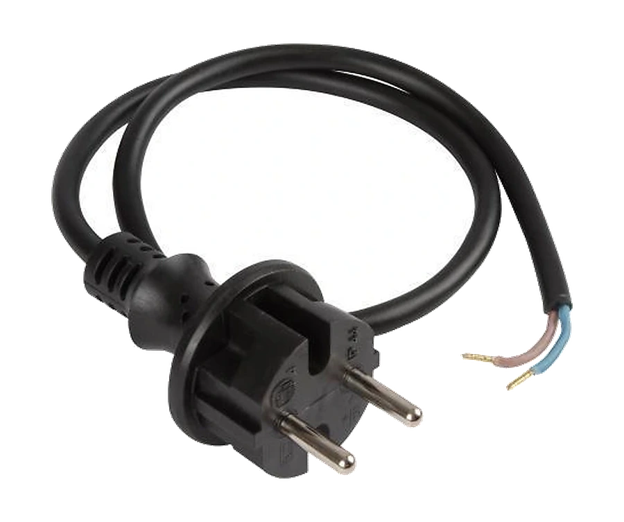 2 pôles 250V câble réseau · 0,6 m