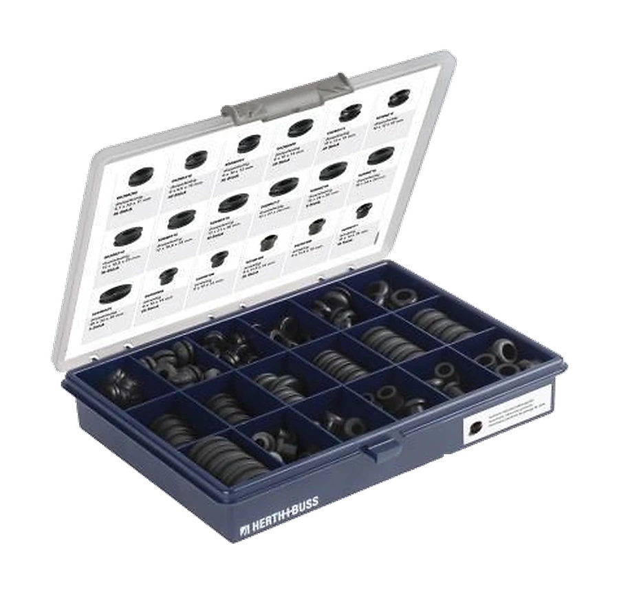 assortment, kabeldoorvoergrommet