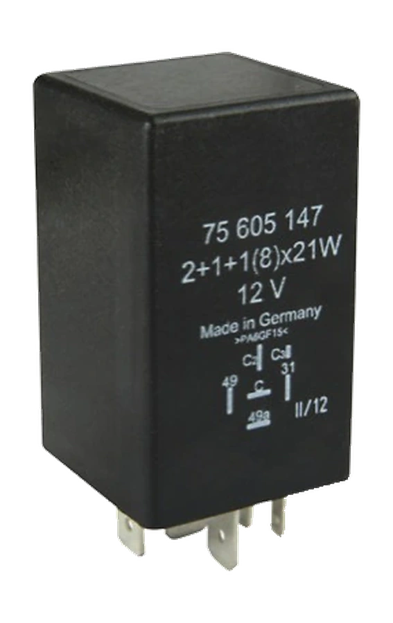 6-pole flasher relay