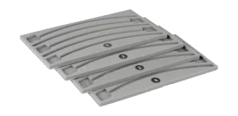 schuimrubber inlay, Sortimentsdoos