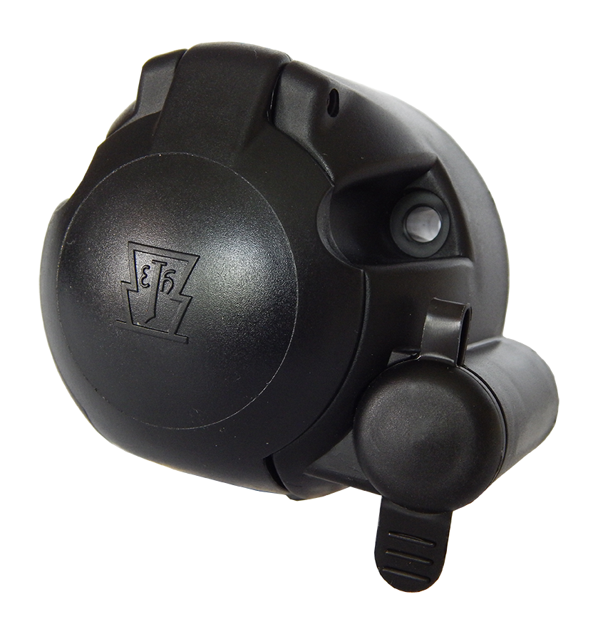 Matching socket: 7P/12V socket (ISO 1724 - Typ N) - with supplementary 2P socket (ISO 4165)
