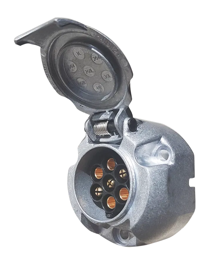 7P/12V Socket (ISO 1724 - Type N)