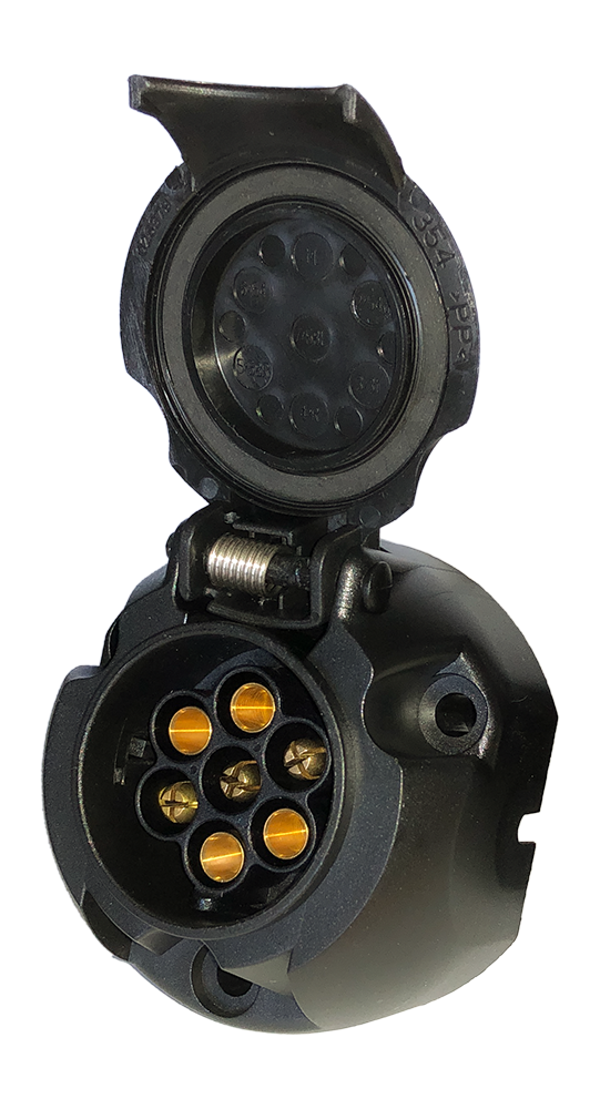 Matching socket: 7P/12V Socket (ISO 1724 - Type N)