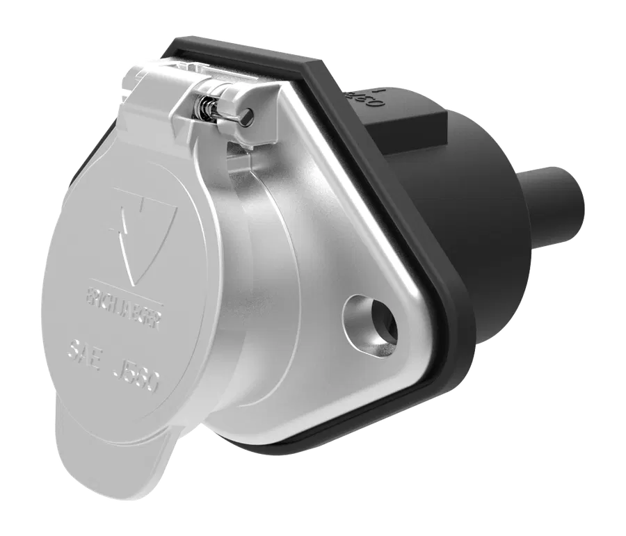 7P/12V Socket (SAE J560 Primary, ABS)