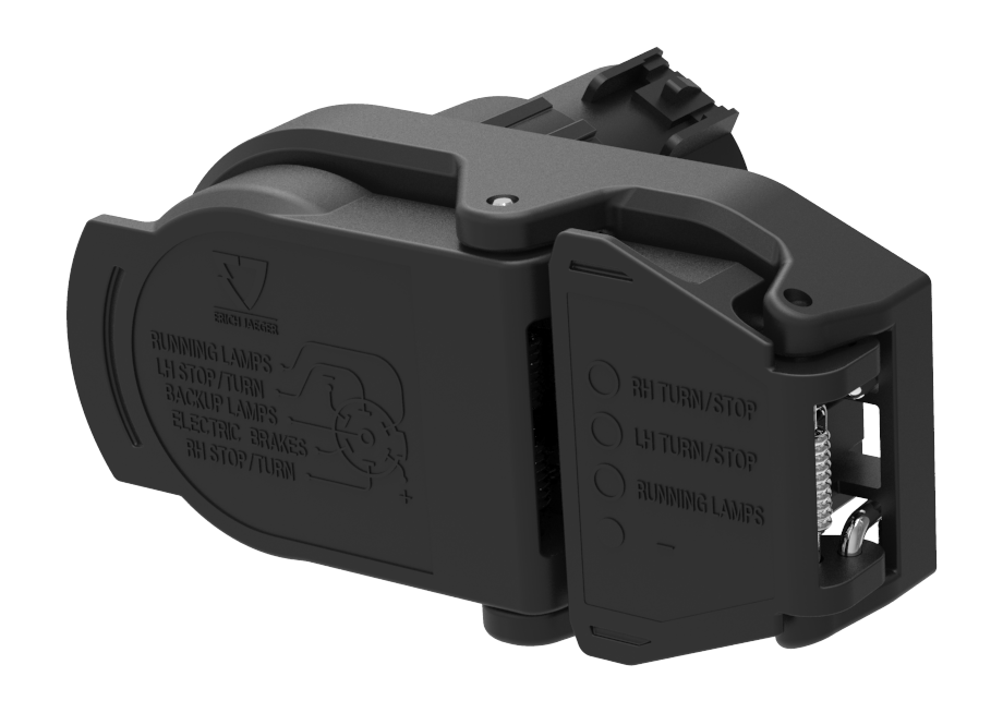 Matching socket: 7+4P/12V Combo-Socket (SAE J1239, SAE J2863) - with superior water protection