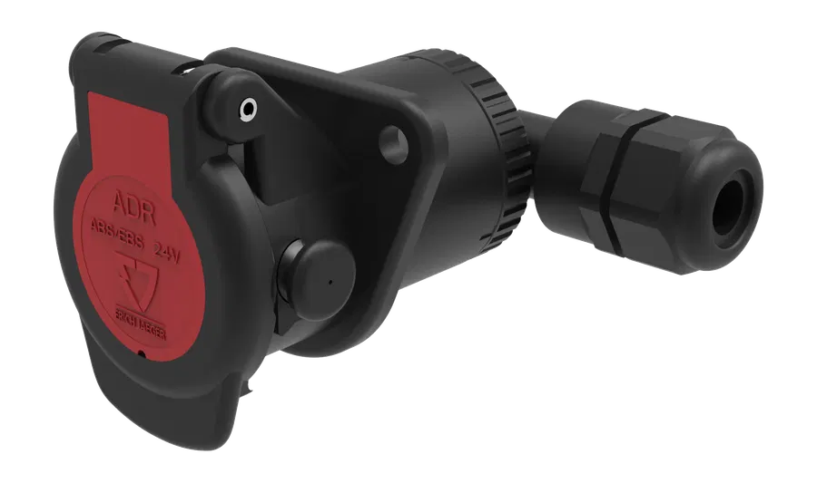 7P/24V Socket (ISO 7638-1 ABS, EBS, ADR)