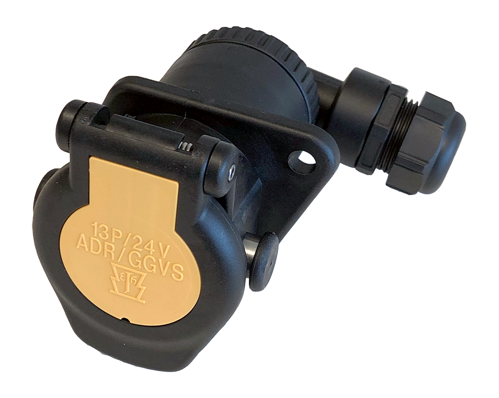 Passende Steckdose: 13P/24V Steckdose (ISO 12098 - 13P version ADR)