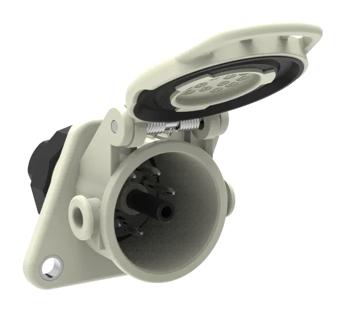 7P/24V Socket (ISO 25981)
