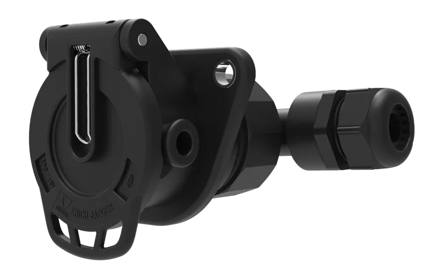 7P/12V «JAEGER Basic» Socket (ISO 7638-2 ABS, EBS, ADR)