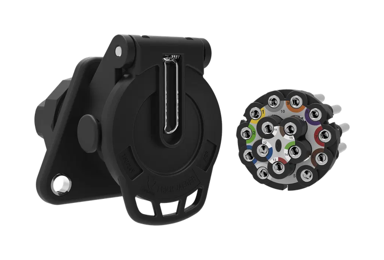 Matching socket: 15P/24V «JAEGER Basic» Socket (ISO 12098 ADR)