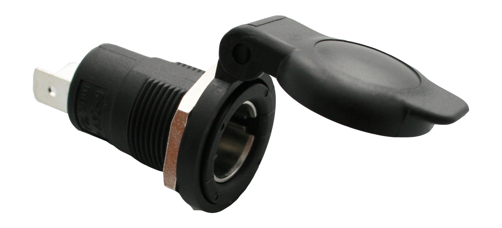 Matching socket: 2P/6-24V(16A) (hand lamp-) Socket (ISO 4165)