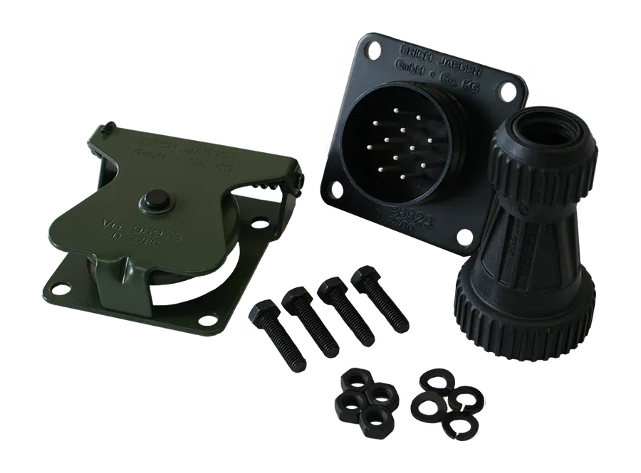 12P/24V socket with pin contacts (VG 96923 A-12P / MS75021-1)