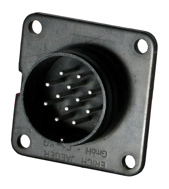 12P/24V socket with pin contacts (VG 96923 A-12P / MS75021-1)