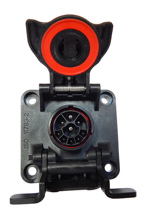 9P/12V «ISOBUS (IBBC) 150 Active» Socket (ISO 11783-2) - Breakaway Connector - Active