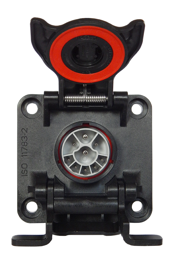 Matching socket: 9P/12V «ISOBUS (IBBC) 150 Passive» Socket (ISO 11783-2) - Breakaway Connector - Passive