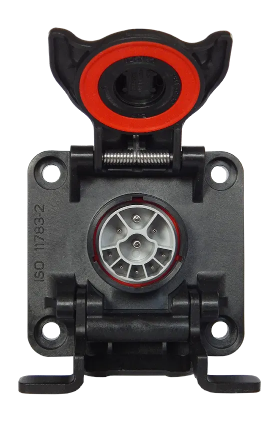 Matching socket: 9P/12V «ISOBUS (IBBC) 150 Passive» Socket (ISO 11783-2) - Breakaway Connector - Passive